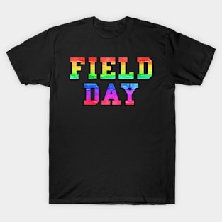 School Field Day Rainbow Jersey T-Shirt